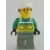 Ambulance Driver - Female, Dark Turquoise and Neon Yellow Safety Vest, Sand Green Legs