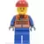 Construction Worker - Orange Zipper, Safety Stripes, Blue Arms, Blue Legs, Red Construction Helmet