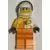 Lego City Minifigures - Desert Rally Racer Driver with Orange \'ViTA RUSH\' Logo and Black Eyebrows