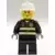 Fire - Reflective Stripes, Black Legs, White Fire Helmet, Cheek Lines, Dark Bluish Gray Hands
