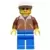 Jacket Brown - Blue Legs, White Cap