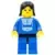 Jogging Suit, Blue Legs with Black Hips, Black Female Hair
