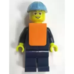Maersk Train Workman 3 - Smile and White Glasses