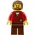 Mountain Police - Crook Male with Red Fringed Shirt with Strap and Pouch, Skunk Fighter
