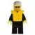 Lego City Minifigures - Police - City Suit with Blue Tie and Badge, Black Legs, Sunglasses, White Cap, Life Jacket