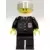Police - City Suit with Blue Tie and Badge, Black Legs, White Helmet, Trans-Black Visor, Scowl