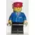 Lego Train Minifigures - Railway Employee 1, Black Legs