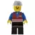 Red Vest and Zipper - Black Legs, White Construction Helmet