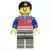 Red Vest and Zipper - Dark Gray Legs, Black Male Hair