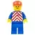 Red & White Stripes - Blue Legs, Red Cap