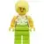 Sandwich Shop Customer - Female, White Top, Lime Legs, Bright Light Yellow Hair