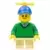 Boy - Freckles, Green Sweater, Tan Short Legs, Blue Cap with Tiny Yellow Propeller