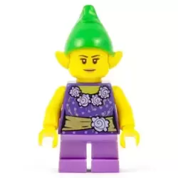 Elf - Female, Dark Purple Top