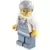 Overalls Sand Blue, Sand Blue Legs, Light Bluish Gray Male Hair, White Beard