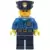 LEGO Holiday & Event Minifigures - Police - Gold Badge, Police Hat, Black Eyebrows, Smile
