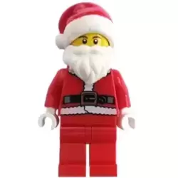 Santa, Red Legs, Fur Lined Jacket, Brown Eyebrows