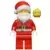 LEGO Holiday & Event Minifigures - Santa, Red Legs, Fur Lined Jacket with Button, Glasses