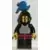 Breastplate - Black, Black Legs with Red Hips, Black Grille Helmet, Blue Plume, Black Plastic Cape