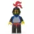 Breastplate - Blue with Black Arms, Black Legs with Red Hips, Black Arms, Black Grille Helmet, Red Plume, Blue Plastic Cape