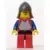 Lego Castle Minifigures - Breastplate - Red with Blue Arms, Red Legs with Black Hips, Dark Gray Neck-Protector