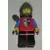 Lego Castle Minifigures - Crusader Axe - Black Legs with Red Hips, Dark Gray Chin-Guard, Quiver