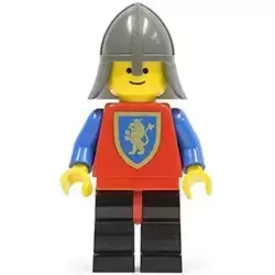 Crusader Lion - Black Legs with Red Hips, Dark Gray Neck-Protector