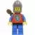 Crusader Lion - Blue Legs with Black Hips, Dark Gray Chin-Guard, Quiver