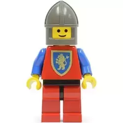 Crusader Lion - Red Legs with Black Hips, Dark Gray Chin-Guard