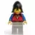 Lego Castle Minifigures - Dragon Knights - Knight 1, Light Gray Legs, Black Neck-Protector