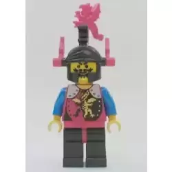 Dragon Knights - Knight 2, Black Legs with Red Hips, Black Dragon Helmet, Red Plumes