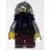 Fantasy Era - Dwarf, Dark Brown Beard, Metallic Silver Helmet with Studded Bands, Sand Blue Arms