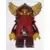 Fantasy Era - Dwarf, Dark Orange Beard, Metallic Gold Helmet with Wings, Dark Red Arms