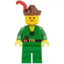 Forestman - Pouch, Brown Hat, Red Feather