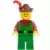 Lego Castle Minifigures - Forestman - Red, Brown Hat, Red Feather