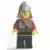 Lego Castle Minifigures - Kingdoms - Lion Knight Scale Mail with Chest Strap and Belt, Helmet with Neck Protector, Stubble Smile (Dual Sided Head)
