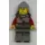 Lego Castle Minifigures - Kingdoms - Lion Knight Scale Mail with Chest Strap and Belt, Helmet with Neck Protector, Thin Grin (Undetermined Eyebrows)