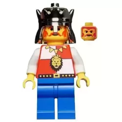 Royal Knights - King, with Blue Legs without Cape and Plume