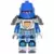 Nexo Knight Soldier - Flat Silver Armor, Blue Helmet with Eye Slit