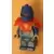 Nexo Knight Soldier - Trans-Neon Orange Armor, Blue Helmet With Eye Slit, Clip on Back