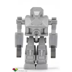 Devastator - Pearl Light Gray Torso, Red Eyes
