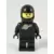 Classic Space - Black with Air Tanks and Motorcycle (Standard) Helmet, Logo High on Torso (Second Reissue)