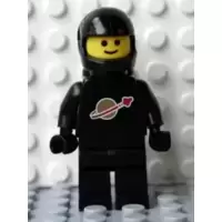 Classic Space - Black with Air Tanks and Motorcycle (Standard) Helmet (Reissue)