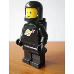 Classic Space - Black with Air Tanks, Stickered Torso Pattern