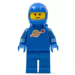 Classic Space - Blue with Air Tanks and Motorcycle (Standard) Helmet (Reissue)