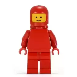 Classic Space - Red with Air Tanks, Torso Plain