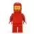 Classic Space - Red with Air Tanks, Torso Plain