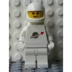 Classic Space - White with Air Tanks and Motorcycle (Standard) Helmet (Reissue)