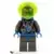 Lego Space Minifigures - Insectoids Zotaxian Alien - Female, Gray and Blue with Silver Circuits, with Air Tanks (Gypsy Moth / Navigator Sharp)