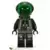 Lego Space Minifigures - Insectoids Zotaxian Alien - Male, Gray and Black with Green Circuits and Silver Hoses, with Air Tanks (Professor Webb / Locust)