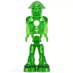 Mars Mission Alien with Marbled Glow In Dark Torso